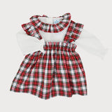 Abito Scamiciato Con Camicia Scozzese Neonata SARDON AB07