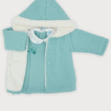 Langarm-Trikotkleid mit Mantel für Baby-Mädchen SARDON MC156