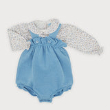 Pagliaccetto Con Camicia In Caldo Cotone Neonata SARDON MC212