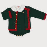 Completo 3 Pezzi Con Salopette Neonato SARDON VE347