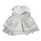 Abito Elegante Battesimale In Pizzo Neonata ISABEL B408