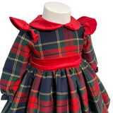 Abito Svasato Manica Lunga Scozzese Bambina ISABEL C488