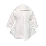 Ausgestellter Stoffmantel mit Rundkragen für Baby-Mädchen ISABEL F590