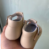 Scarpe Culla Con Occhielli In Pelle Neonato INDICE 403