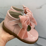 Scarpe Primi Passi Modello Ballerina Con Fiocco In Vernice Neonata PANYNO B3702