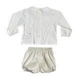 2-teiliges elegantes beiges Babyset GRANLEI 23253