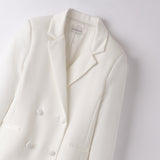 Giacca Elegante Doppiopetto In Crepe Bambina SARABANDA B492