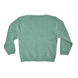 Cotton Thread Cardigan With Newborn Braid PONTO POR PONTO 765