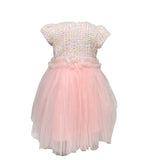 Abito Elegante In Tulle Con Corpetto Multicolour Bambina DAGA 9402