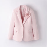 Giacca Elegante In Crepe Bambina SARABANDA B493