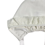 Cuffia In Cotone Con Pizzo Neonata GRANLEI 182