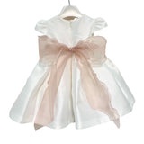 Abito Elegante Mezza Manica In Mikado Neonata MIMILU'1172BB