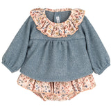 Completo Con Culotte In Caldo Cotone Neonata CALAMARO 11207