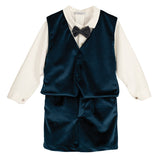 Completo Elegante Con Panciotto In Velluto Bambino CALAMARO 11263