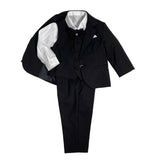 Smoking Elegante 5 Pezzi In Caldo Cotone Neonato ISABEL B475