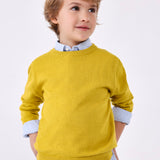 Warmer Basic-Pullover aus Baumwolle mit Rundhalsausschnitt für Jungen MAYORAL 323