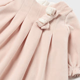 Abito Svasato In Velluto Rosa neonata MAYORAL 2854