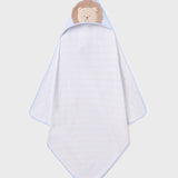 Dreieckiger Bademantel mit Frottee-Stickerei für Neugeborene MAYORAL 9372