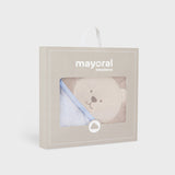 Dreieckiger Bademantel mit Frottee-Stickerei für Neugeborene MAYORAL 9372