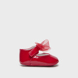 Scarpe Da Culla Modello Ballerina In Vernice Neonata MAYORAL 9687