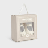 Ballerina-Kinderbettschuhe aus Samt für Mädchen MAYORAL 9689