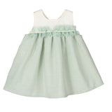 Abito Smanicato In Cotone Bambina CALAMARO 21259