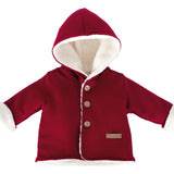 Newborn-Squid Wool Hooded Coat 14006