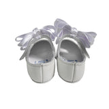 Ballerina Culla in Pelle con Fiocco Neonata 339S