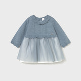 Abito In Tricot E Tulle Neonata MAYORAL 2815