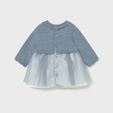 Abito In Tricot E Tulle Neonata MAYORAL 2815