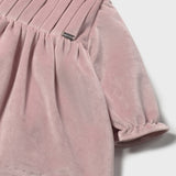 Abito Manica Lunga In Velluto Neonata MAYORAL 2819