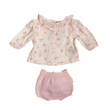 Pink Suit in Wool Newborn WEDOBLE 07720A