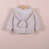 Cardigan Con Cappuccio In Filo Neonato WEDOBLE V2410308C