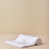 Quadrato di Garza con Ricamo Cavalluccio A Dondolo Neonato/a Wedoble 13968D