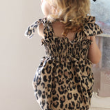 Pagliaccetto Smanicato Fantasia Leopardata Neonata PHY CLOTHING 25224