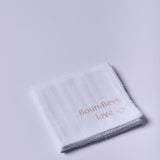 Gauze Square with Baby Rocking Horse Embroidery Wedoble 12968D