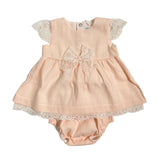 Completo con Culotte in Lino Neonata TETO E TATTA CC7310