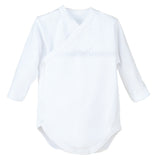 Body Antipanico Manica Lunga In Caldo Cotone Con Pizzo Neonata CALAMARO 18020