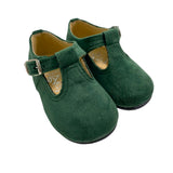 Erste-Schritte-Schuhe mit Ösen aus Samt für Neugeborene RIZITOS B2004V