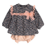 Abito Con Culotte In Boucle Neonata CALAMARO 22107