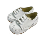 Scarpe Primi Passi Modello Francesina In Pelle Satinata Bambino RIZITOS B3215R