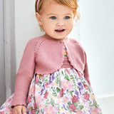 Trikot-Bolerino-Cardigan aus nachhaltiger Baumwolle für Baby-Mädchen MAYORAL 306