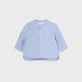 Camicia Con Colletto Coreano In Misto Lino Neonato MAYORAL 1195