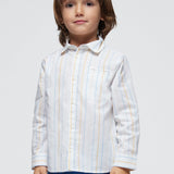 Camicia Manica Lunga A Righe Bambino MAYORAL 3123