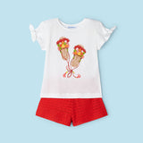 Completo Con Shorts E Maglietta Bambina MAYORAL 3266