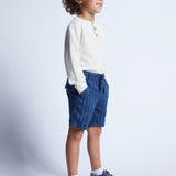 Bermuda In Misto Lino A Righe Bambino MAYORAL 3279