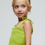 Completo Con Pantalone E Top Punto Smock Bambina MAYORAL 3540