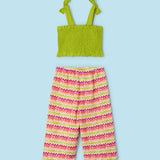 Completo Con Pantalone E Top Punto Smock Bambina MAYORAL 3540