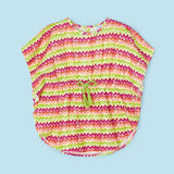 Abito Kaftano Stampato Zigzag Bambina MAYORAL 3942