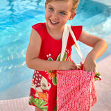 Abito Smanicato Stampato In Cotone Bambina MAYORAL 3944